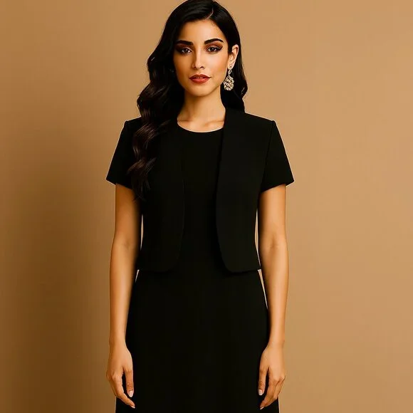 (2pc) Black Evening Dress from Dillards - Picture 6 of 6